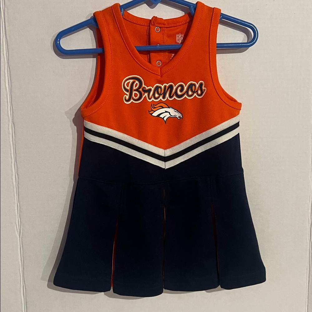 Denver Broncos Cheerleader dress sz 18 mnths